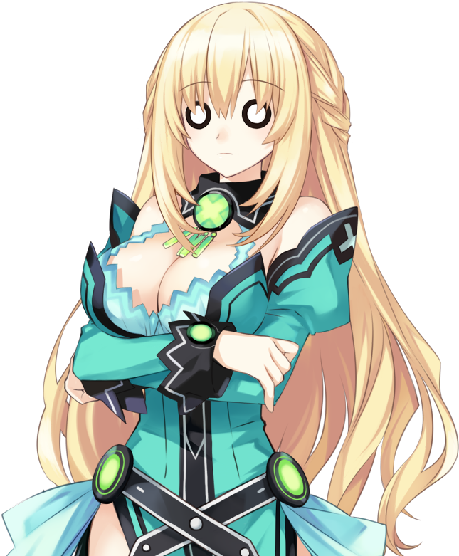 Shock , - Hyperdimension Neptunia V Vert (673x785), Png Download
