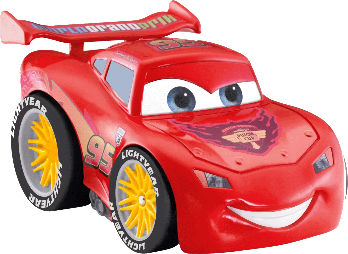 Lightning Mcqueen Mater Mc - Clip Art Toy Car (1468x1073), Png Download