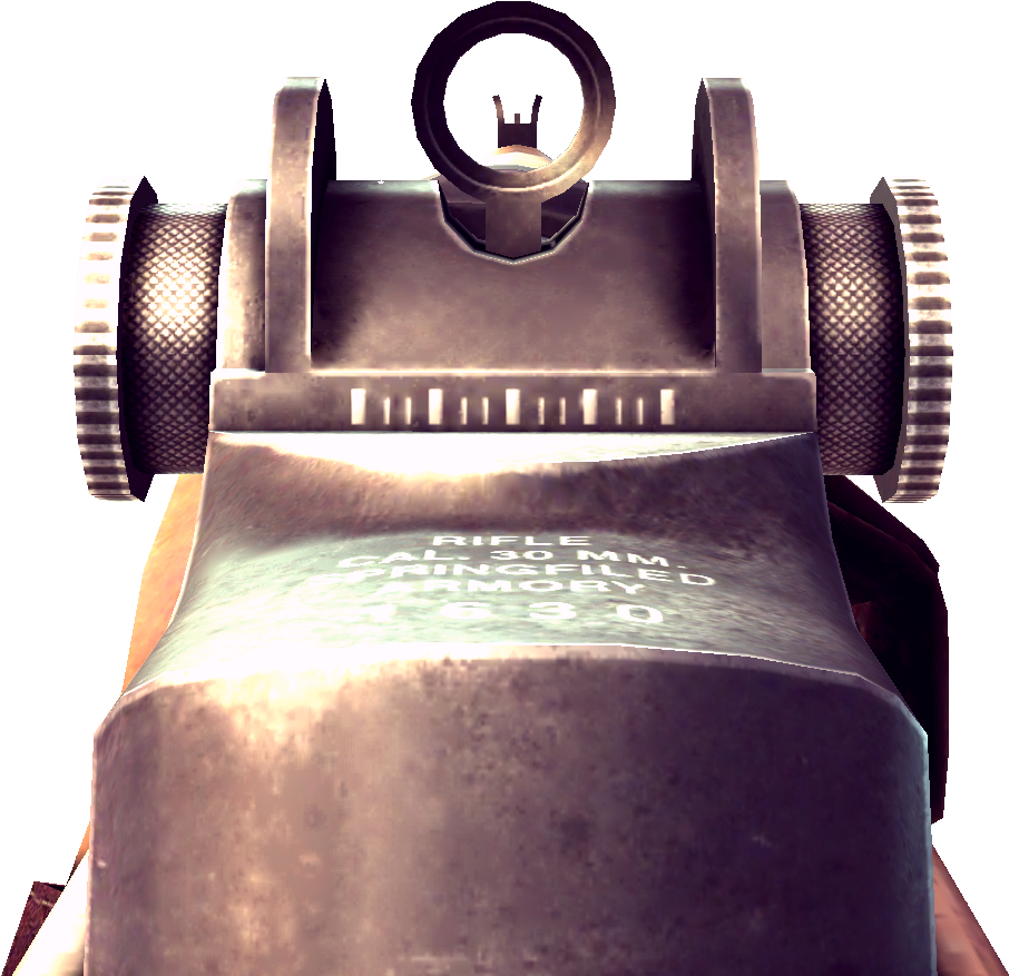 Download Image M1 Garand Iron Sights Dt2 Png Dead Trigger Wiki Machine PNG Image with No