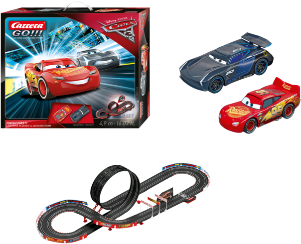 Carrera Go Disney-pixar Cars - Carrera Go Cars 3 (700x600), Png Download