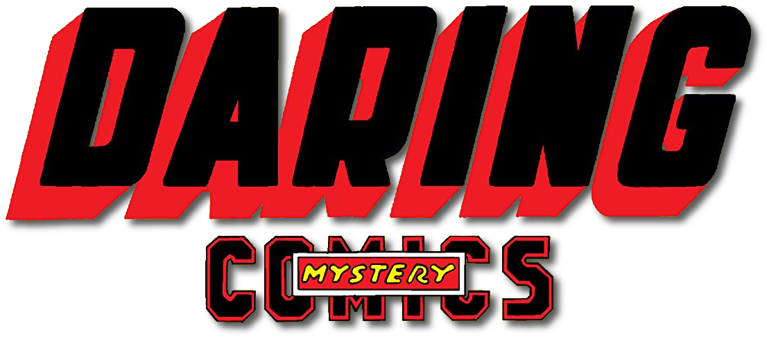 Daring Mystery Comics 4 Logo - Graphic Design (1106x490), Png Download