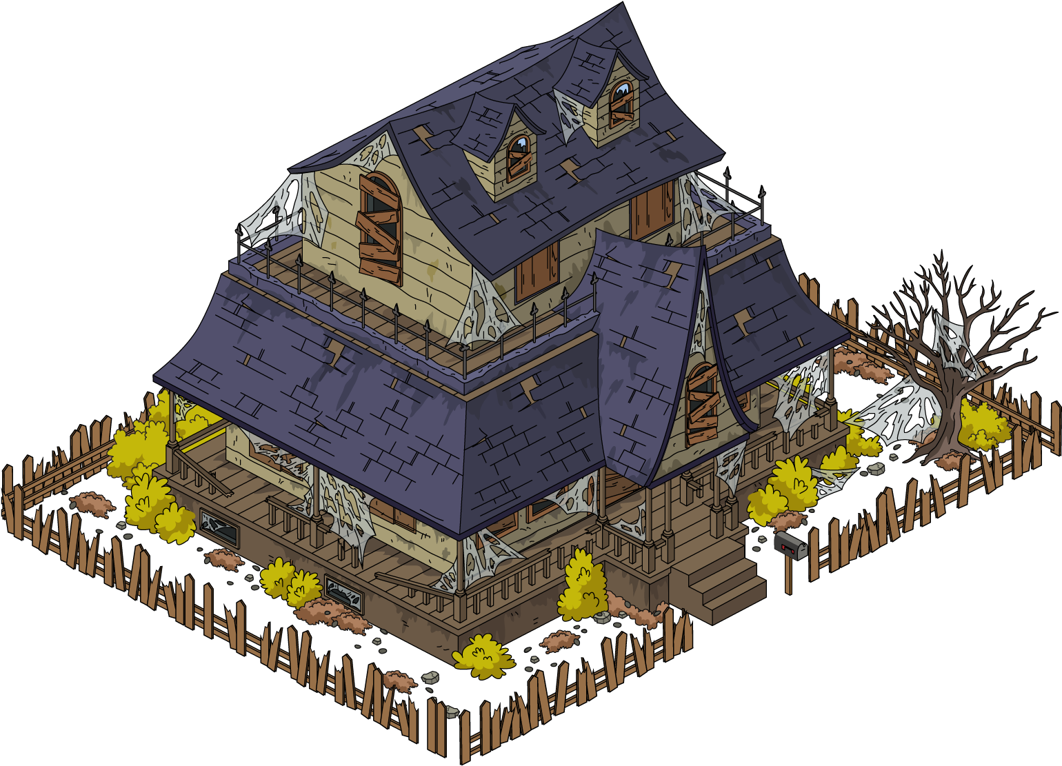 Haunted House Stage - Medieval Architecture (1601x1125), Png Download