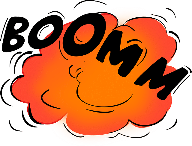 Attack/striker - Explosion Clipart (640x488), Png Download