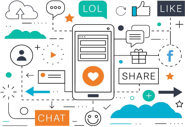 Social Media Marketing - Vectores Social Media Marketing (740x460), Png Download