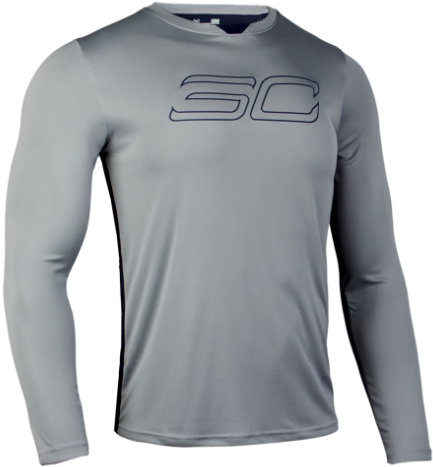 New Under Armour Sc30 Hypersonic Shooting Shirt Steph - Long-sleeved T-shirt (606x640), Png Download