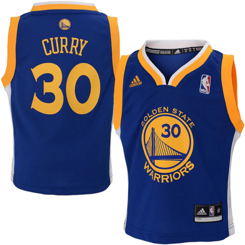 Steph Curry - Golden State Warriors Jersey Design (1000x1000), Png Download