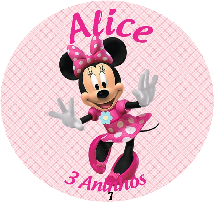 50 Adesivos Personalizados Minnie Rosa - Mickey Mouse Clubhouse Meeska Mooska Mickey Mouse (800x800), Png Download
