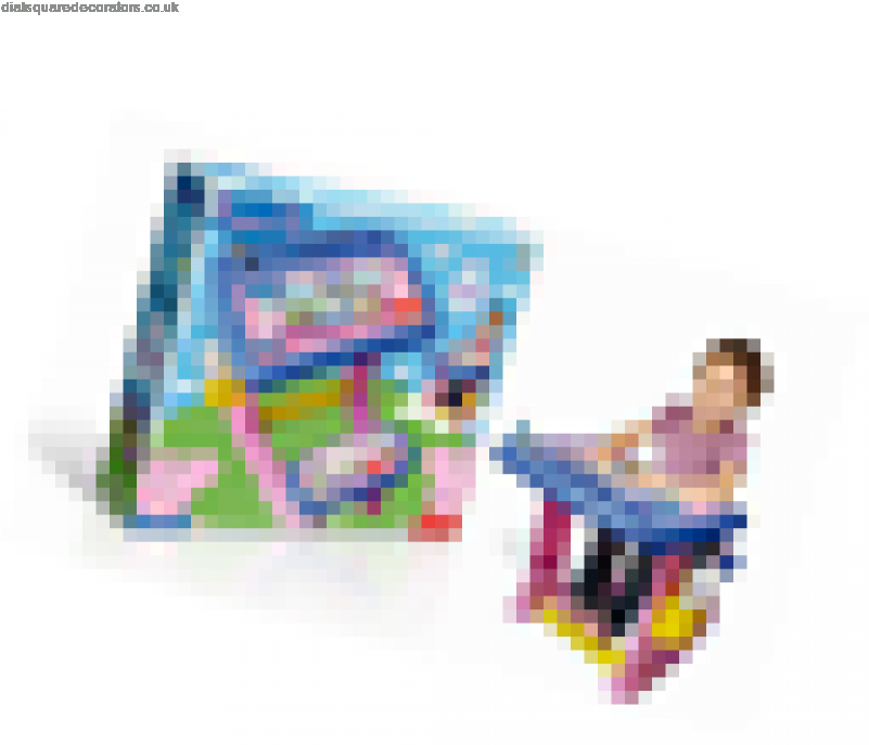 Fashion Brand Peppa Pig Activity Desk With Seat, Kids, - Visual Arts (800x785), Png Download