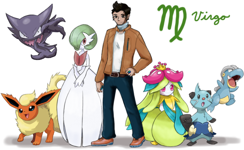 Pokemon Trainer Virgilio Virgo - Cartoon (797x507), Png Download