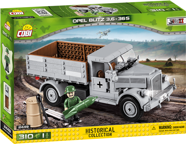 Cobi Ww2 - Cobi Opel Blitz (668x516), Png Download