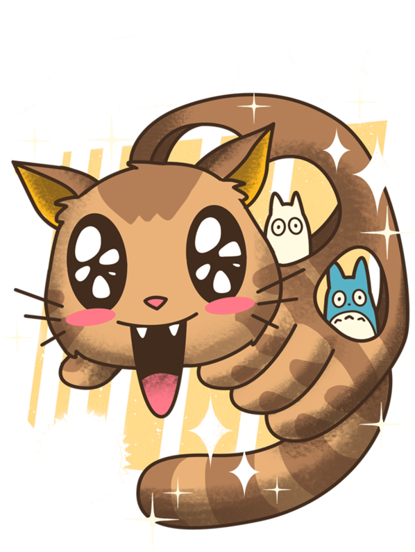 Nekobasu (1024x887), Png Download