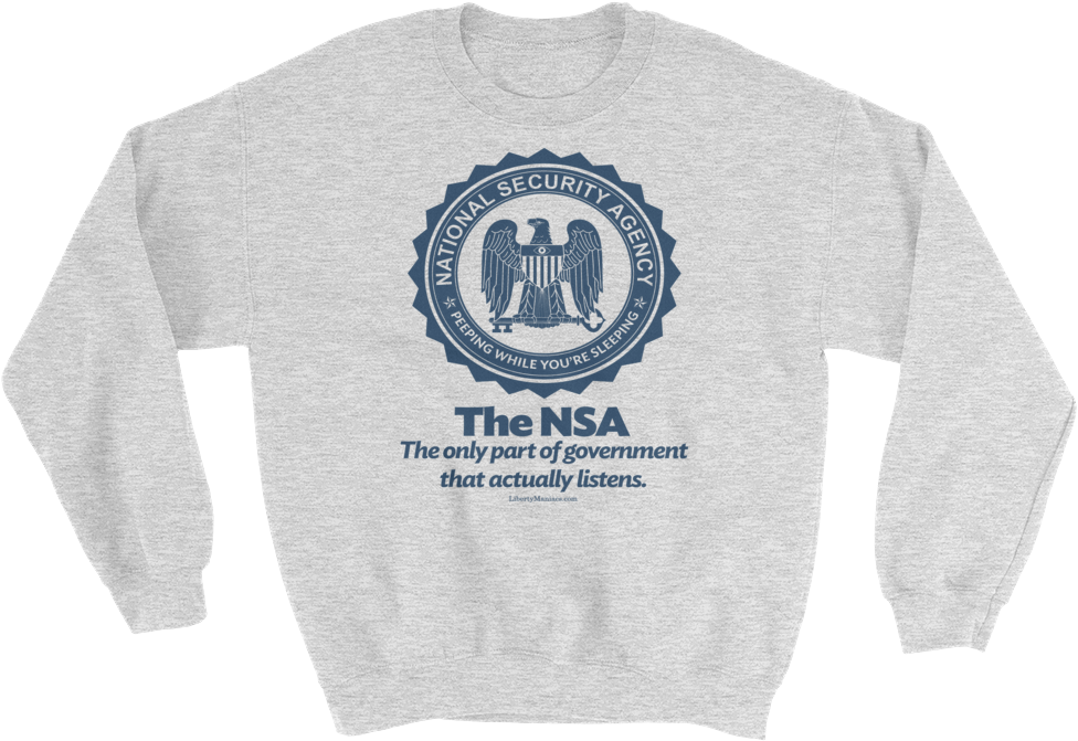 The Nsa Crewneck Sweatshirt - Katya Zamolodchikova Sweater (1000x1000), Png Download