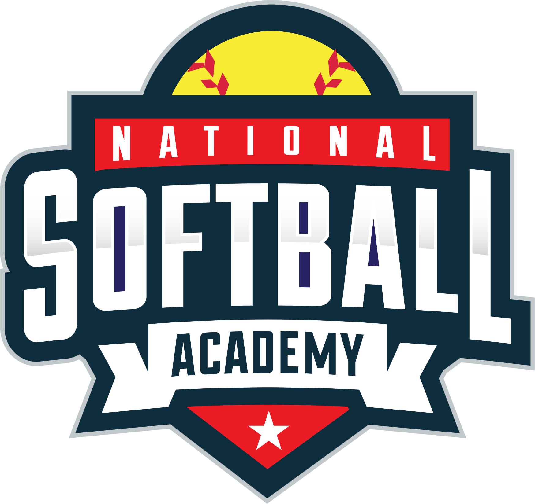 Follow Us - Softball Academy Logo (1748x1649), Png Download