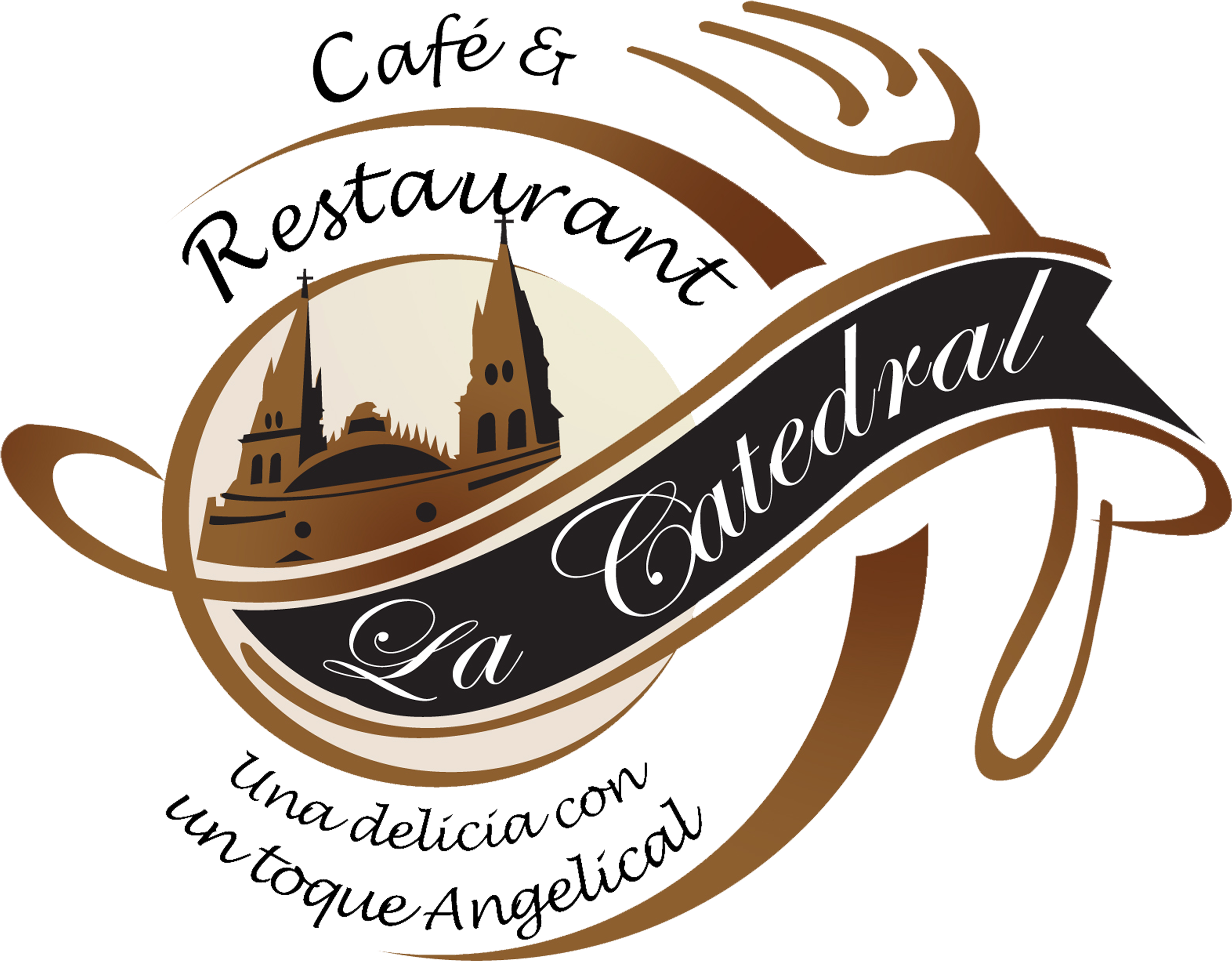 Logo Catedral Refresh - La Catedral Cafe (3000x2246), Png Download