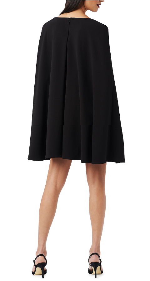 Adrianna Papell Structured Cape Sheath Cocktail Dress - Photo Shoot (603x900), Png Download
