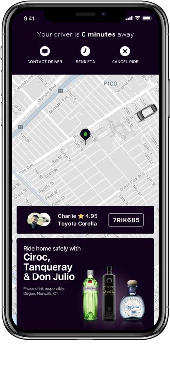 Cash Back And Points Every Time You Uber Or Lyft - Smartphone (401x800), Png Download