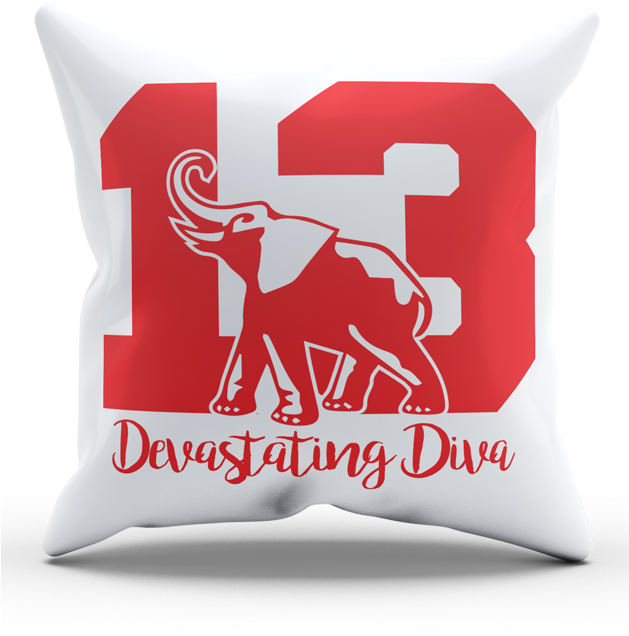 Devastating Diva Pillow - Cushion (628x720), Png Download