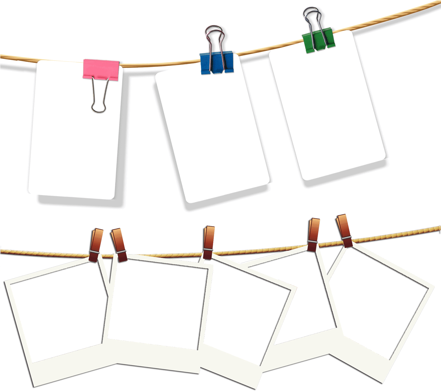 Photo Frame Wall Hangings - Illustration (1500x1455), Png Download