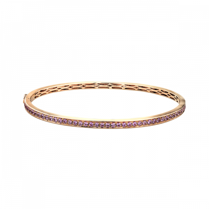 Bratara Aur Roz Safire Dbhk00191 Teilor - Bangle (700x700), Png Download