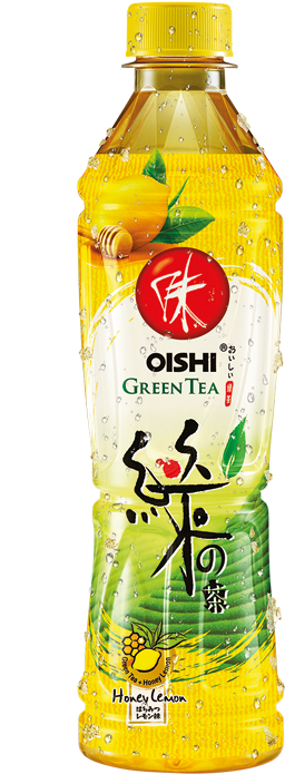 Oishi Green Tea Honey Lemon (600x800), Png Download