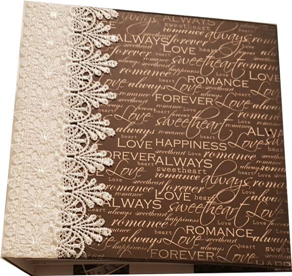 Black & White Wedding Album - Calligraphy (600x600), Png Download