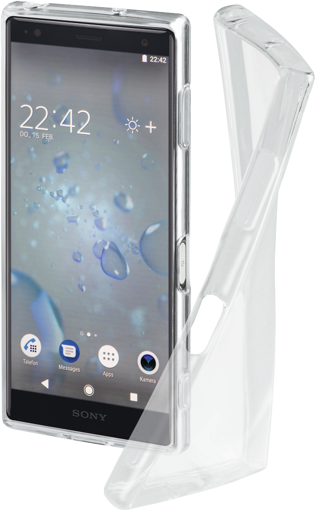 "crystal Clear" Cover For The Sony Xperia Xz2, Transparent - Smartphone (1100x1100), Png Download