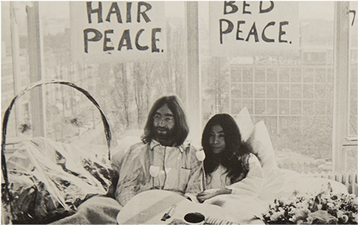 1 - John Lennon And Yoko Ono (600x600), Png Download