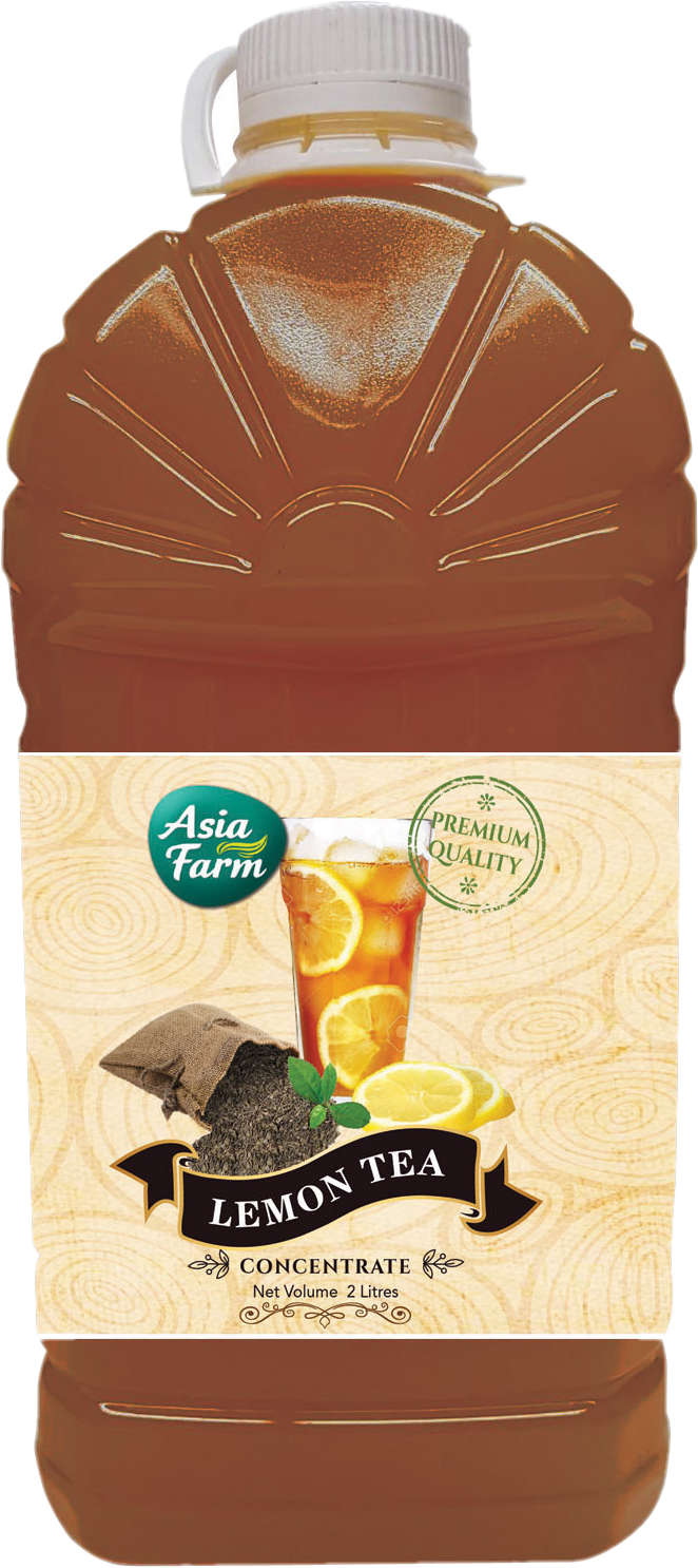 Premium Lemon Tea Juice Concentrate - Nectar (662x1486), Png Download