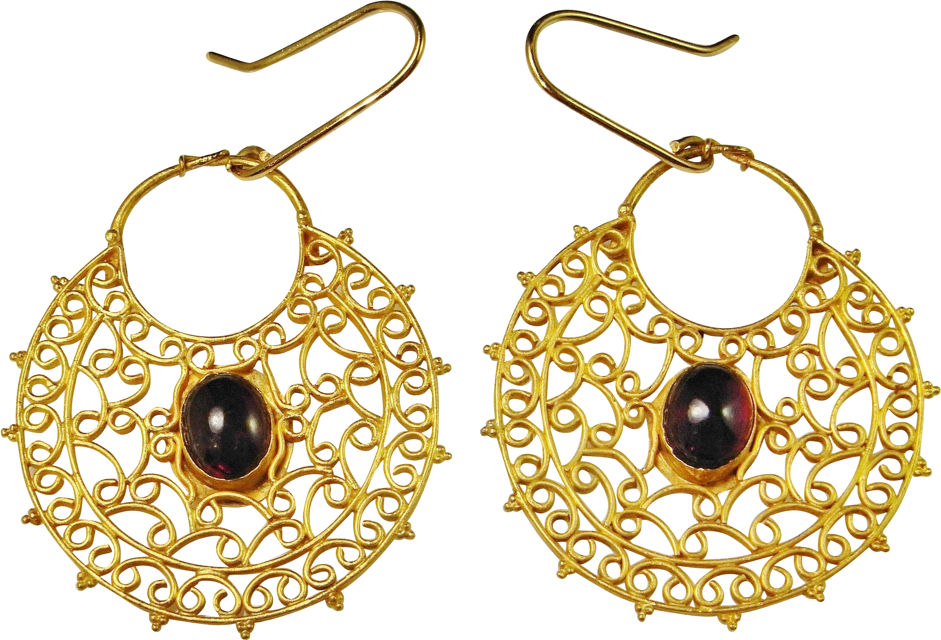 Byzantine Earrings 22k Gold Byzantine Jewelry 6th Century - Ancient Earrings (1929x1929), Png Download