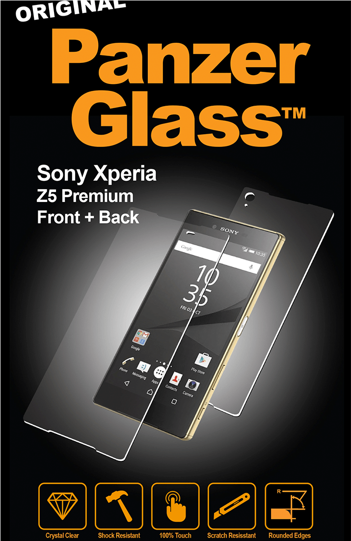 Panzerglass Sony Xperia Z5 Premium Front 5 Back - Panzerglass (1100x1100), Png Download