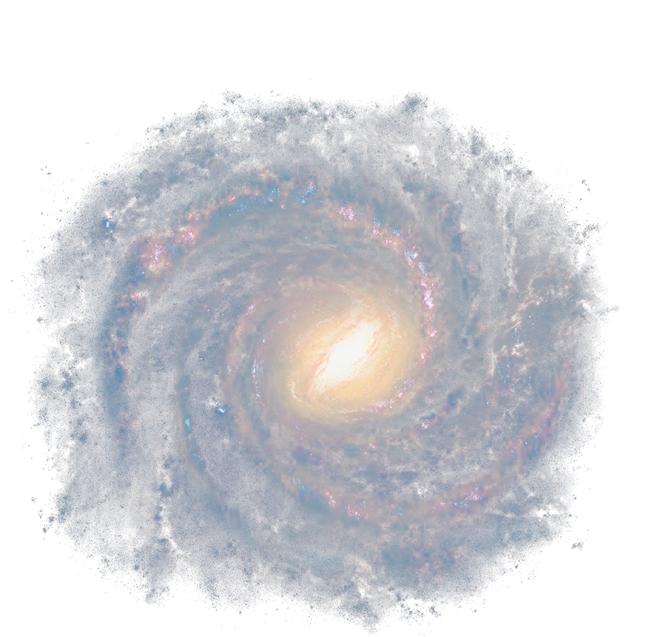 Cyclone Sticker - Spiral Galaxy (1024x1024), Png Download