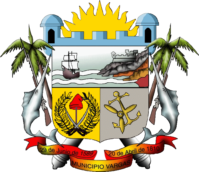Escudo Municipio Vargas - Escudo Del Estado Vargas (694x600), Png Download