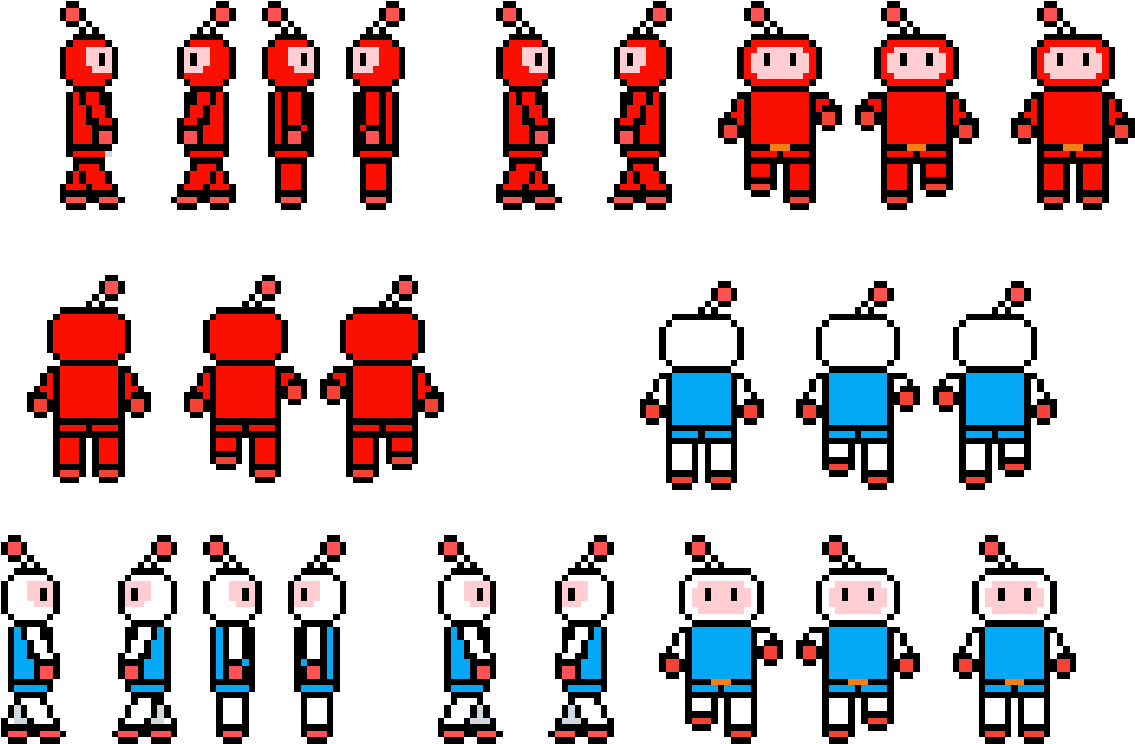 Bomberman 1 And (1110x744), Png Download