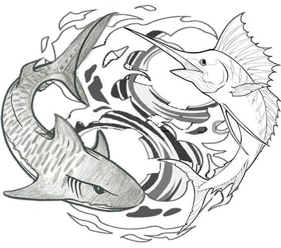 Sea Battle - Sketch (720x720), Png Download