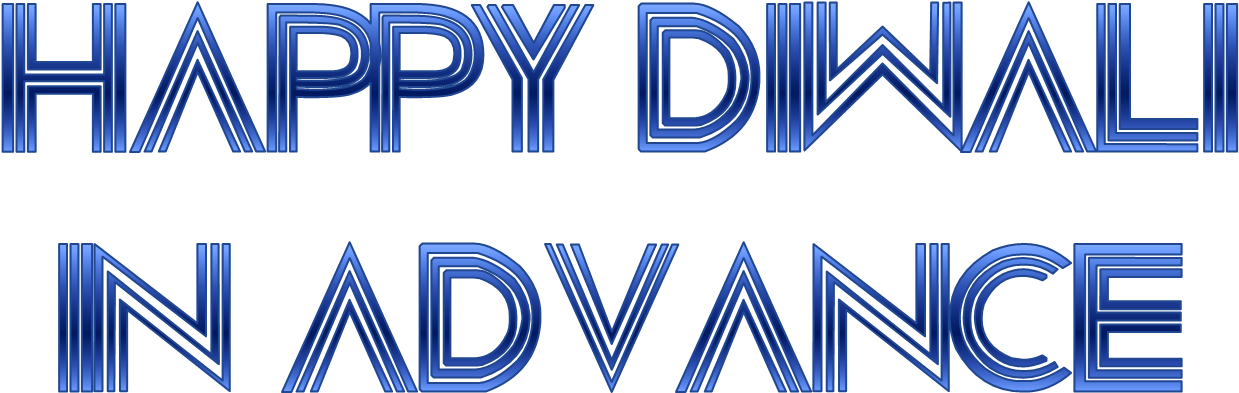 Advance Happy Diwali Images Gif Source - Majorelle Blue (1300x440), Png Download