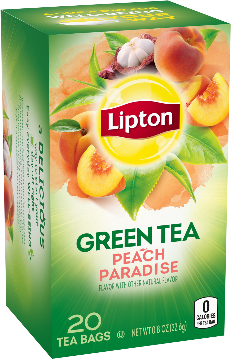 Lipton Green Tea Mint (1500x1500), Png Download