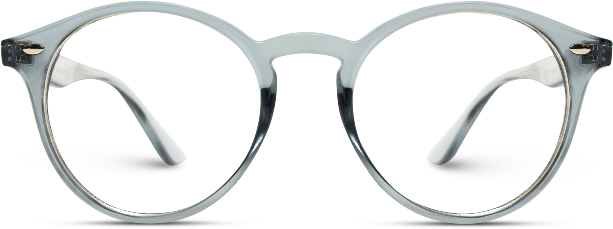 Transparent Circle Glasses Transparent Background - Transparent Material (2048x2048), Png Download