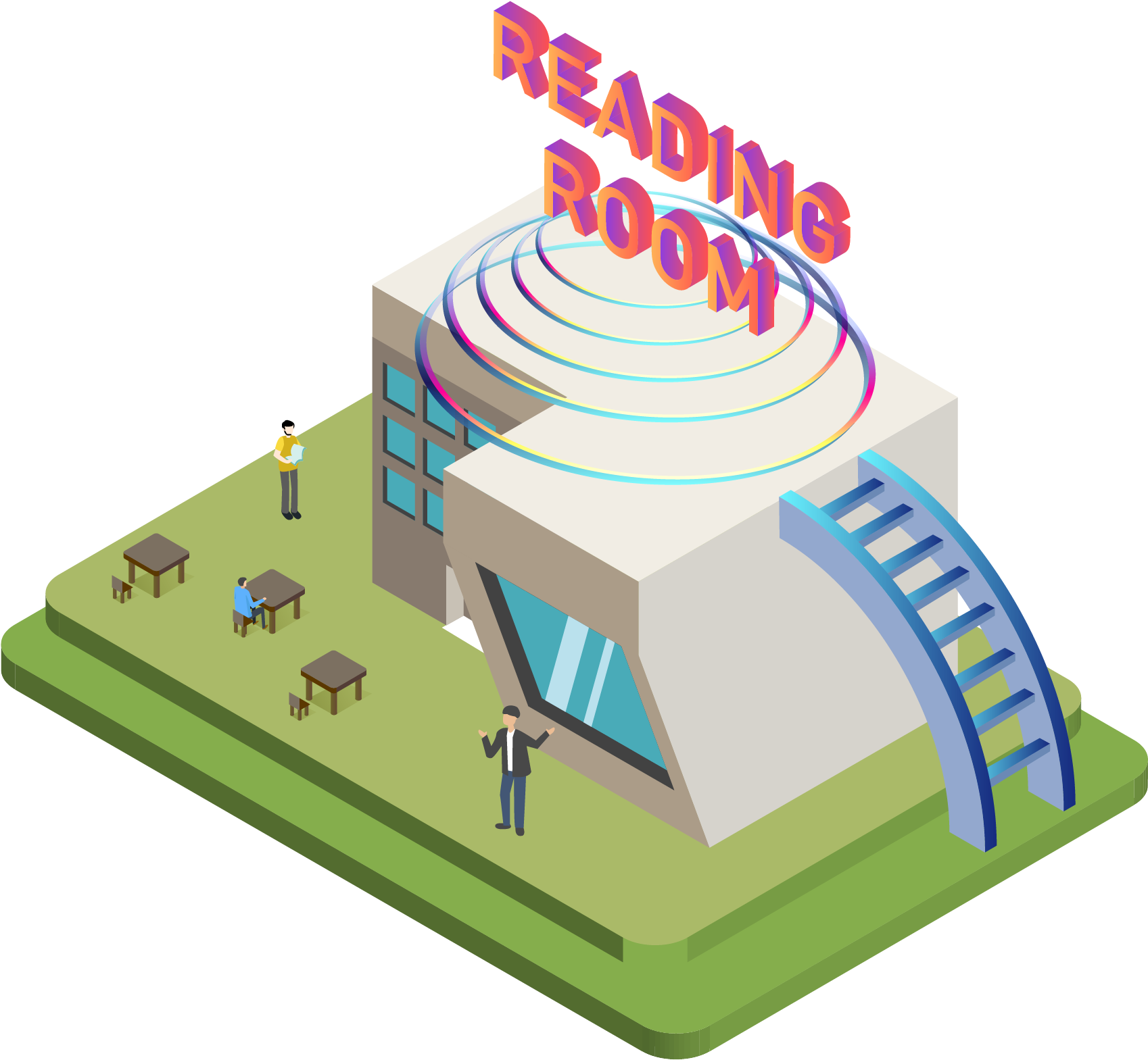 Original 5d Stereo Reading Png And Vector Image - Birthday Cake (2000x2000), Png Download