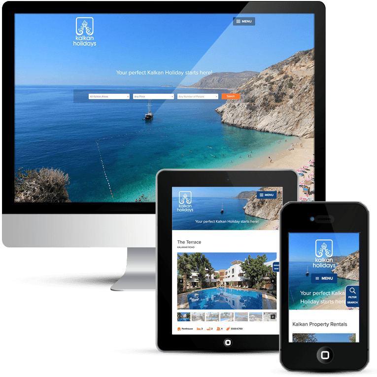Mobile Responsive Website Design For Kalkan Holidays - Web Design (765x765), Png Download