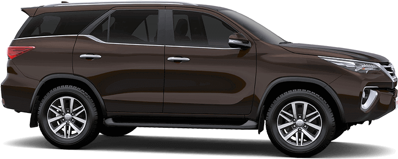 Phantom Brown - Toyota Fortuner Price In Siliguri (1000x563), Png Download