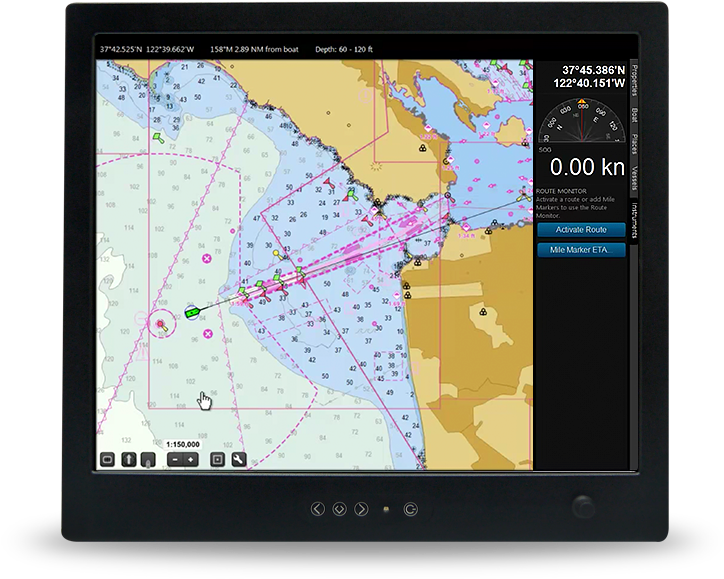 Pilot-19 - Marine Monitor (900x726), Png Download
