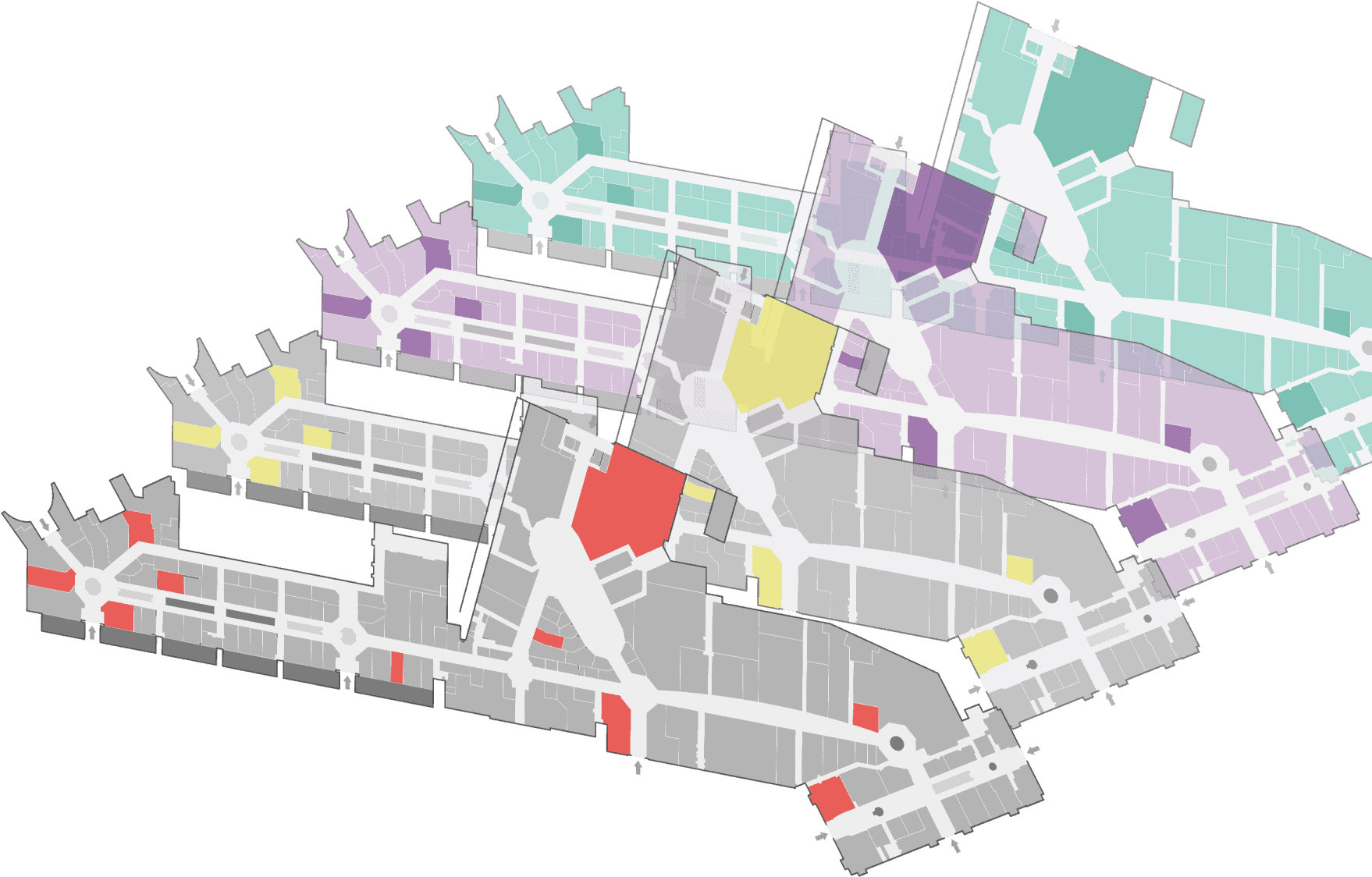 Integration In The Mapping Platform - Plan (1876x1170), Png Download