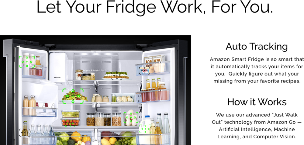 Block Auto Tracking - Refrigerator (1000x478), Png Download