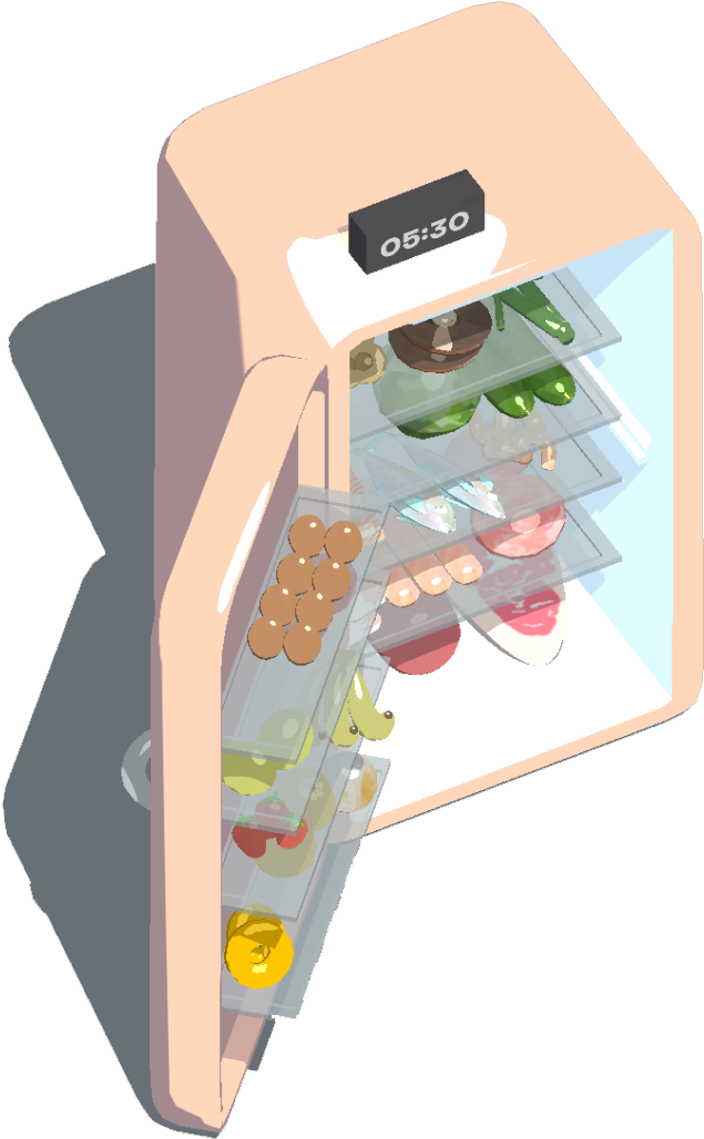 Fridge - Baby Toys (986x1180), Png Download