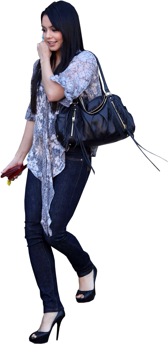 Ns 0067 People Cutout, Cut Out People, People Png, - Vanessa Hudgens High Heels (618x1222), Png Download