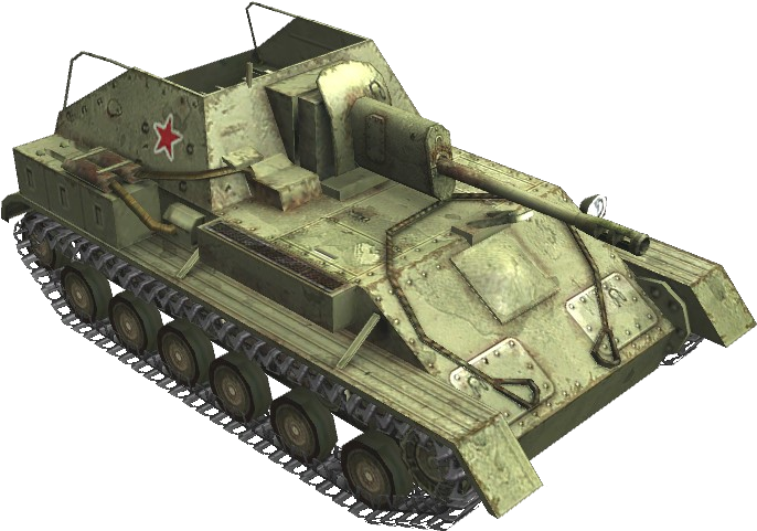 Su-76 - Churchill Tank (1920x1080), Png Download