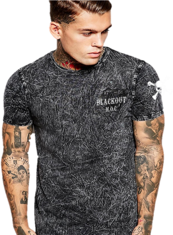 Washed T Shirts Men (800x800), Png Download