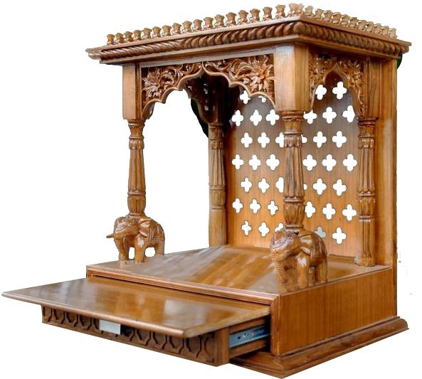 Other Products - Wooden Mandir (678x549), Png Download