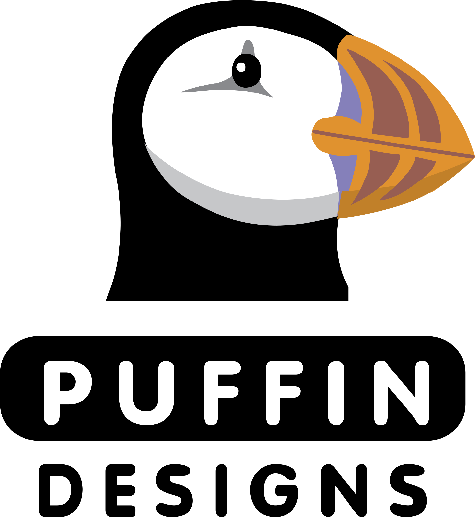 Puffin Designs Logo Png Transparent - Puffin (2400x2400), Png Download