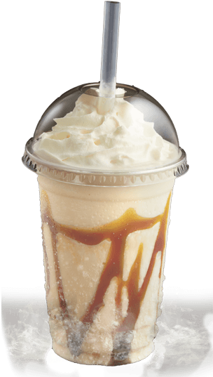 Malted Vanilla Thickshake With Cream & Malt Syrup - Floats (800x550), Png Download